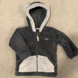 Baby Patagonia Fury Friends Hoody Size 6-12 months.